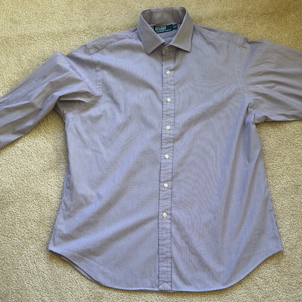 Polo Ralph Lauren Men's Button-Up Shirt - Light Purple